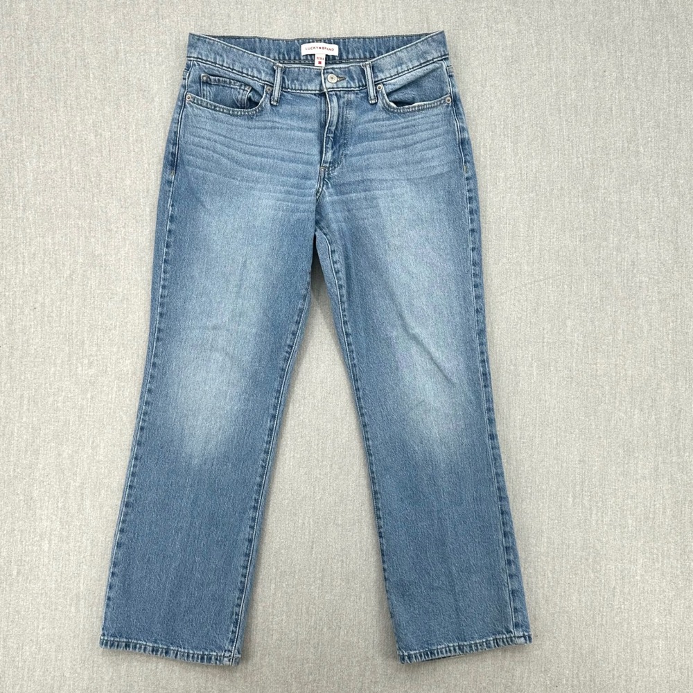 Lucky Brand Jeans Womens 10/30 Sweet N Straight Leg‎ Blue Medium Wash Stretch